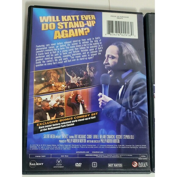 Katt Williams Comedy DVD Lot American Hustle Pimpin’ Pimpin’ 9 Lives Tested Play - Picture 8 of 11